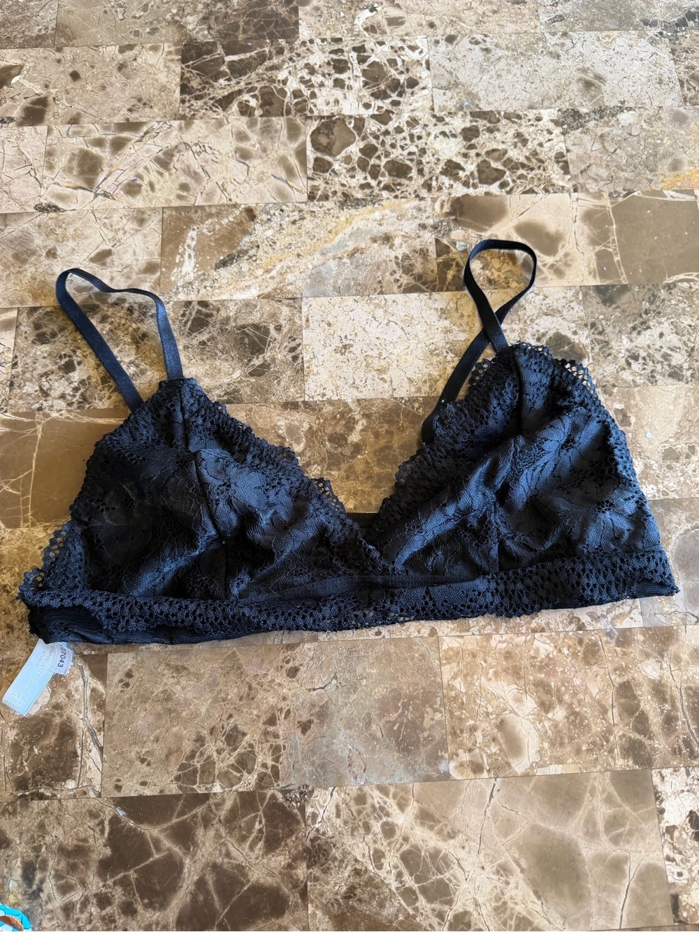 Adrienne Vittadini Black Lace Bralette